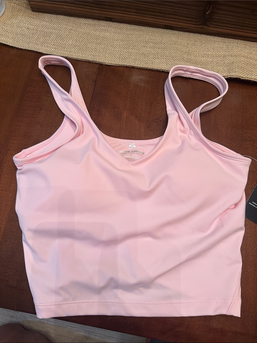 Women's Pink Athletic Tank Top - Comfort Stretch